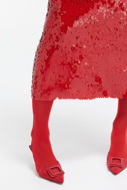 Falda midi de lentejuelas - H&m фото 2