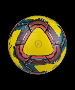 Мяч футзальный JOGEL Inspire №4, желтый/черный/красный  фото 4