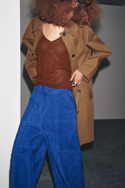 ZW COLLECTION MIDI TRENCH COAT - Zara фото 4