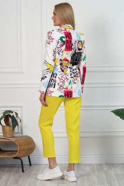 Костюм ALANI 2111 желтые брюки - Alani collection фото 2