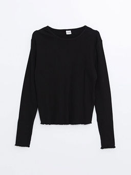 Bisiklet Yaka K?z ?ocuk Ti??rt