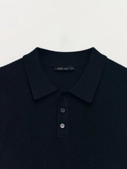 Джемпер поло из текстурного хлопка / Zarina