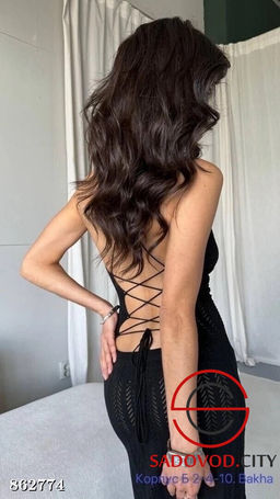 Женское платье однотонное
