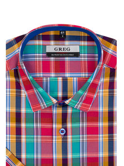 Сорочка мужская короткий рукав GREG 465/208/1905/C/1  фото 2