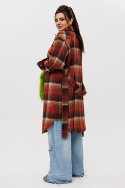 Пальто ANELLI 1338 мускатная тыква  фото 7