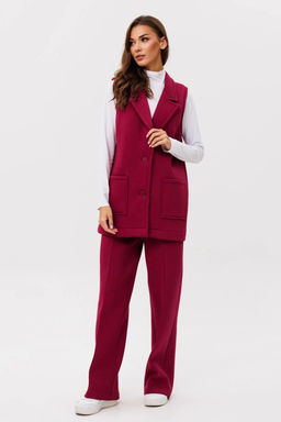 Жилет GO F4094/12-01.164-170 вишня