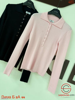 Кофта женская однотонная с пуговицами