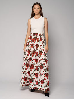 Юбка женская 12521-38048 white/red - Eleganzza фото 4