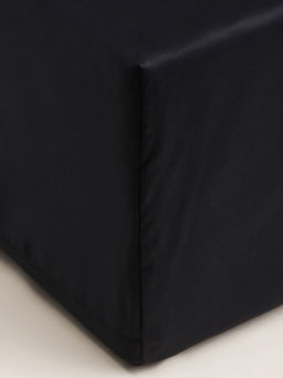 Простыня на резинке 1.5-спальная SL Home Tencel, 140200+30 см, чёрная, тенсель - Sima-land home фото 11