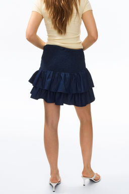 Falda nido de abeja en denim - H&m фото 6