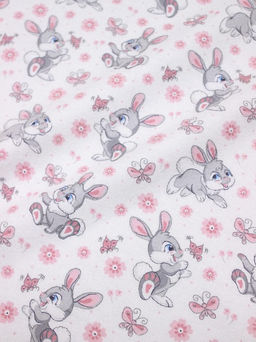 Фланель "Игривые зайчата", ш.0.95м, хлопок-100%, 170гр/м.кв