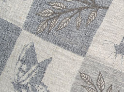 20с48-ШР/у./рул. 110*170 Плед "Философия" цв. 2 рис. 639 коричневый