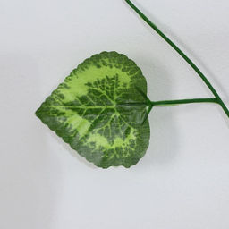 Цена за 12 шт. Лиана искусственная «Лист с прожилками», 2.4 м