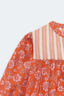 2-14 A?OS/ VESTIDO KAFT?N FLORES LIMITED EDITION / Naranja - Zara фото 6