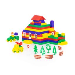 Конструктор Строитель (454 элемента) (в пакете) - Полесье фото 2