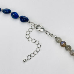 Колье из Лазурита и Лабрадора 42 см +