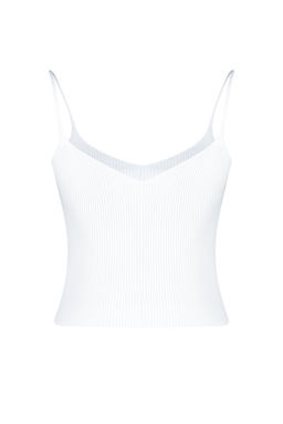 Trendyolmilla Ekru V Yaka Basic Triko Bluz TWOSS24BZ00147  фото 8