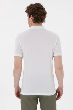 Erkek Regular Fit Polo Yaka Beyaz Basic Ti__rt Sepette S_rpriz _ndirim - U.s. polo assn фото 12