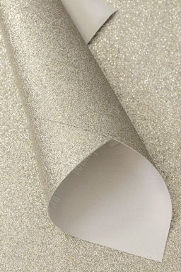 Кожзам с глиттером А4 (5 листов) SF-5834, золотисто-бежевый №35