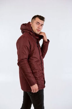 Парка мужская Мембрана бордовый