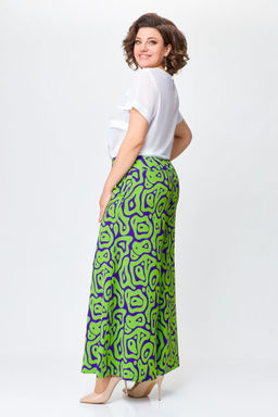 Блуза Swallow 803.2 черный+серебряный узор фото 420