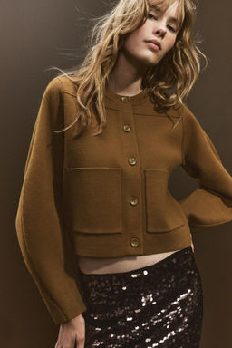 PLAIN KNIT CARDIGAN - Zara фото 5