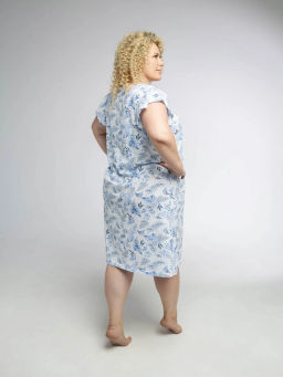 Ночная сорочка женская, цвет голубой