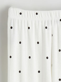 Beli Lastikli Puantiyeli K?z ?ocuk Pijama Alt