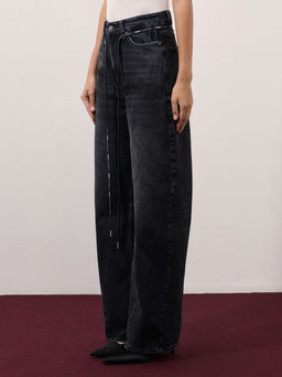 Джинсы barrel со средней посадкой / Zarina  фото 4