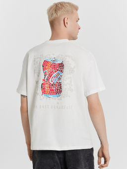 Футболка мужская Mark Formelle белый с принтом из хлопка  фото 4