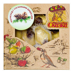 Мармелад желейный формовой "С сосновыми шишками" 200гр