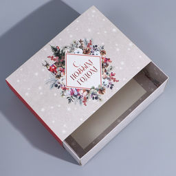 Подарочная коробка складная, «Новогодняя акварель», 25×18×10 см, Новый год