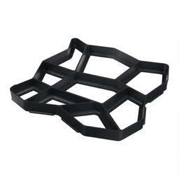 Форма для садовой дорожки, 42×42×4 см, чёрная