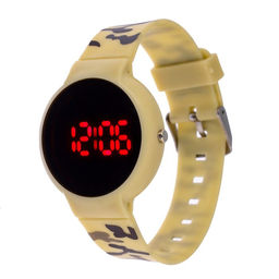 Часы наручные электронные Ройстон, ремешок силикон, l-23 см, камуфляж