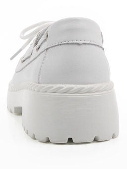 06-YG104-1 WHITE Туфли летние женские (натуральная кожа)