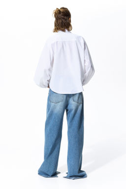 Camisa de algod?n con ribete de encaje - H&m фото 7