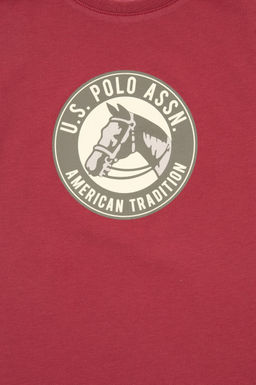 Erkek _ocuk Vi_ne Oversize Bisiklet Yaka Ti__rt Sepette S_rpriz _ndirim - U.s. polo assn фото 3