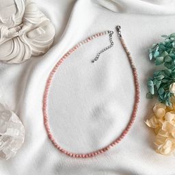 Бусы из розового Кальцита огранка 42 см +