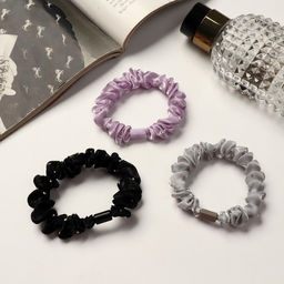 Цена за 10 шт. Резинка для волос Анет классика блеск, 5 см, микс - Simaland фото 2