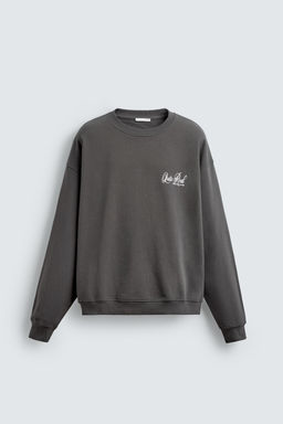 PRINTED CREW NECK SWEATSHIRT - Zara фото 7