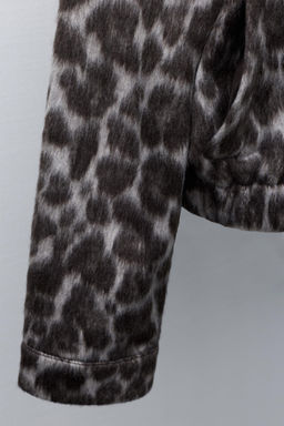 ANIMAL PRINT BOMBER JACKET - Zara фото 7