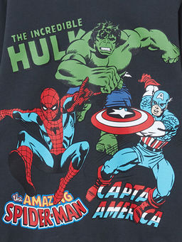 Spider-Man Bask?l? Erkek ?ocuk Sweatshirt ve E?ofman Alt 2li