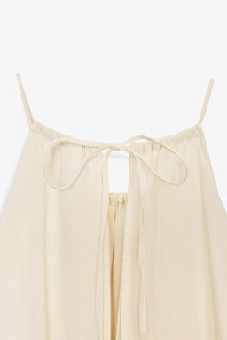 ZW COLLECTION HALTER RUFFLE DRESS - Zara фото 7