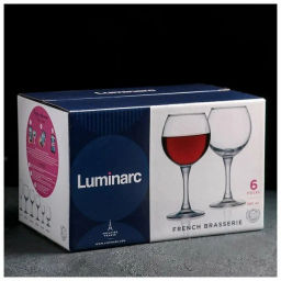 Набор фужеров (бокалов) для вина ФРАНЦУЗСКИЙ РЕСТОРАНЧИК 6шт 280мл арт.H8170 /Люминарк/ - Luminarc фото 3
