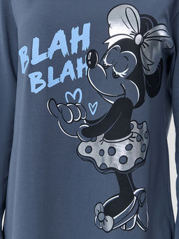 Платье женское домашнее с надписью Blah blah - Mark formelle фото 4