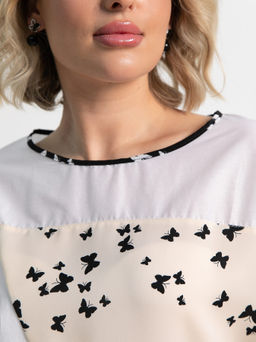 Блуза Нежность (белая) Б15248-13М - Lt collection фото 5