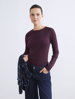 Bisiklet Yaka Kad?n Ti??rt