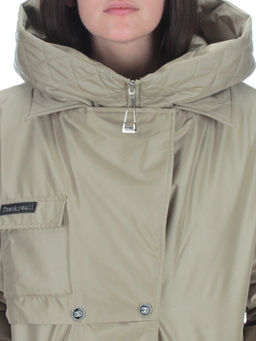 EAC327 OLIVE Пальто зимнее женское (200 гр. холлофайбера) - Fashion фото 12