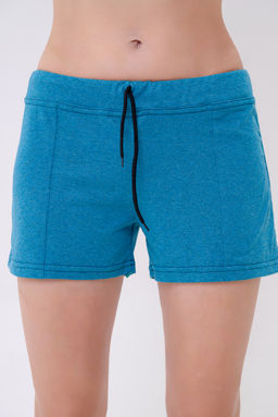 Шорты женские из кулирки Молодежные темно-голубой - Амадэль фото 2