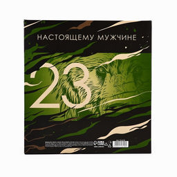 Подарочный набор «23 февраля», ежедневник в твердой обложке А5, 80 л, термостакан 350 мл